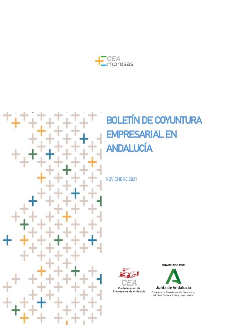 Boletin de coyuntura empresarial en Andalucia noviembre 2021 - Estudios